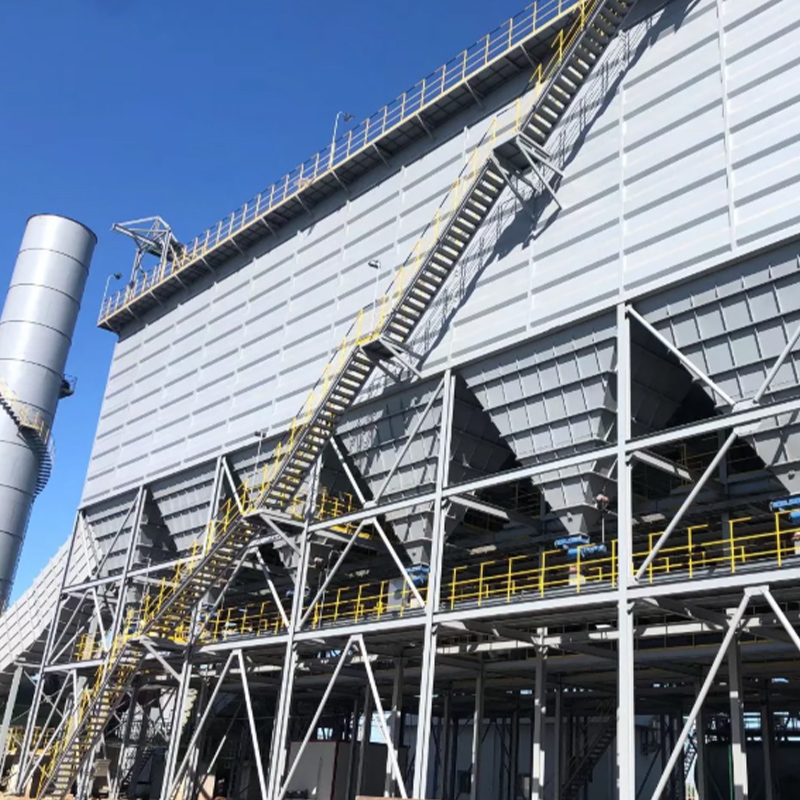 Collettore di polveri con sacco a getto a impulsi a bassa pressione